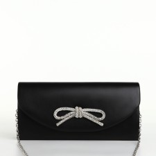 Female bag on a magnet, black color