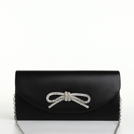 Female bag on a magnet, black color