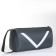 Sports bag with lightning, long belt, gray color