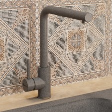 Смеситель для кухни Uperwood Quartz UPD-04, цвет 03 серый