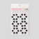 The buttons are sewing, d = 8 mm, 36 pcs, black color