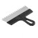 Sparta 85143 spatula, 8x8 mm tooth, stainless steel, plastic handle, 250 mm