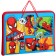 Plastic folder with A4 handles, on lightning, Spider-Man