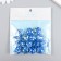 Beads for creativity plastic "Marble. Blue" set of 15 pcs 1.7x1.7x1 cm