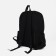 A backpack with a zipper, 4 outer pockets, black color