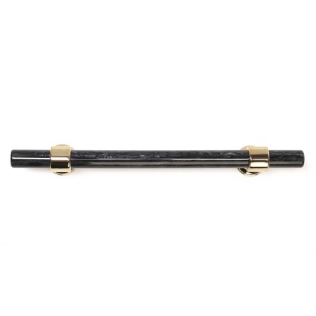 Cappio pk106 bracket handle, m/o 128 mm, d = 12 mm, plastic, graphite/gold color-3