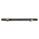Cappio pk106 bracket handle, m/o 128 mm, d = 12 mm, plastic, graphite/gold color