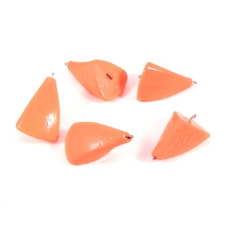 Cargo of a bullet-exentric stained collapsible Yaman 5 pcs., 60 g, orange