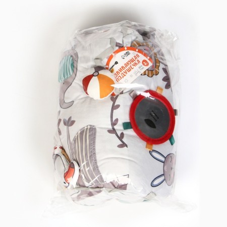 Developing toy "Bill of animals", eruption, rattle, mirror, crumb I-14