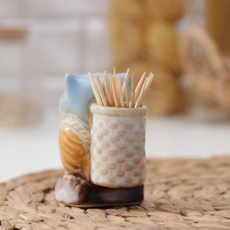 Toothpick stand “owl”, 6 × 4, 7 × 7.6 cm, MIX figures-6