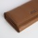 Women's wallet on a magnet, brown color