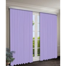 Set of curtains, size 150x260 cm, 2 pcs, lilac color