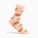 Women's socks, peach/fox color, size 38-40