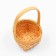 Wicker basket (sequoia), D16.5HN9.5/25.5 cm, 1 pc., Natural