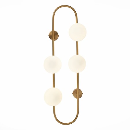 Sconces st. SL1149.301.04. Vera. 4x5 W, G9, 4000K, 24x72 cm, brass color-3
