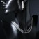 Set 2 objects: earrings, necklace “ice” thin threads, white color in silver, 50 cm