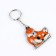 Key keychain "Siba-Inu", 2.9 x 4.4 cm