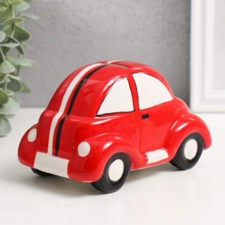 Piggy bank Ceramics "Eye machine" red 13x7.8x7.4 cm-1