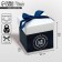 Gift folding box, packaging, “real man”, 10 x 10 x 10 cm