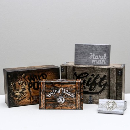 Set of boxes 10 in 1, gift packaging, “boxes”, 12 x 7 x 4 - 32.5 x 20 x 12.5 cm-4