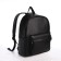 Youth backpack of artificial leather with lightning, 4 pockets, black color