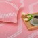 Pillowcase decorative Ethel "Waves" color pink 40x40 cm, 100% cotton
