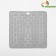 Rug for licking on suctions 18.5 x 18.5 cm, tp, gray