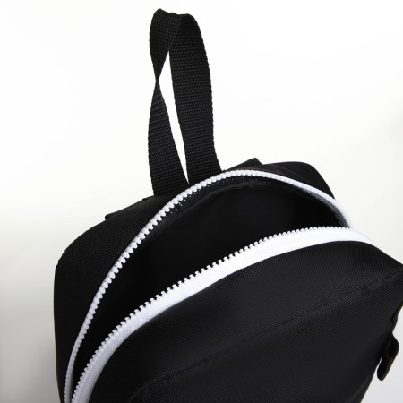 Textura's backpack, external pocket, black/white color-5