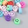Beads for PVC "Smile on a circle" Color set 20 pcs 1x1x1 cm