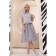 Women's skirt, size 44, gray color