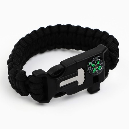 Bracelet for survival “100% confidence in victory”, 25.5 x 2.5 cm.-4
