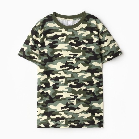 Children's T -shirt, khaki color, height 146 cm