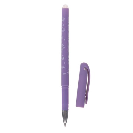Gel handle with erased Deletewrite Art ink “Princess”, node 0.5 mm, blue ink, matte case Silk Touch, mix-1