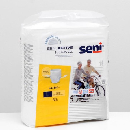 Urological panties for adults Seni Active Normal, for medium and severe incontinence, size L, 30 pcs