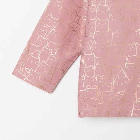 Пижама детская для девочки KAFTAN "Котики", р. 98-104, розовый-8