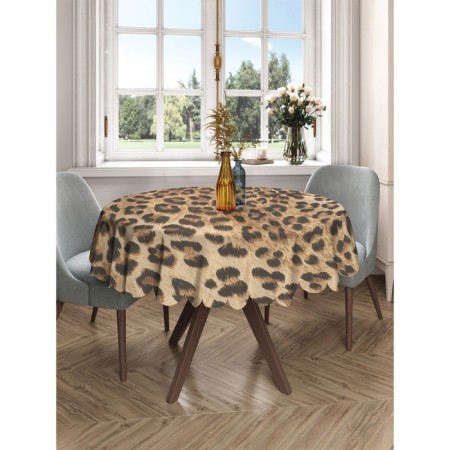 The tablecloth “Leopard environment”, round, Saten, d = 150 cm-2