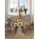The tablecloth “Leopard environment”, round, Saten, d = 150 cm