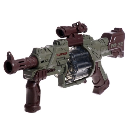 Blaster "M32", shoots soft bullets-1