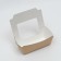Container for removal, rectangular with a window, craft, 20.5 x 9 x 9 cm