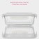 Container of heat -resistant glass of Dante's share, rectangular, 640 ml, 17 × 12.5 × 6.3 cm
