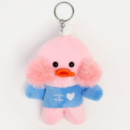 Soft toy "Duck: Lalafanfan", on a key fabric, Mix color-2