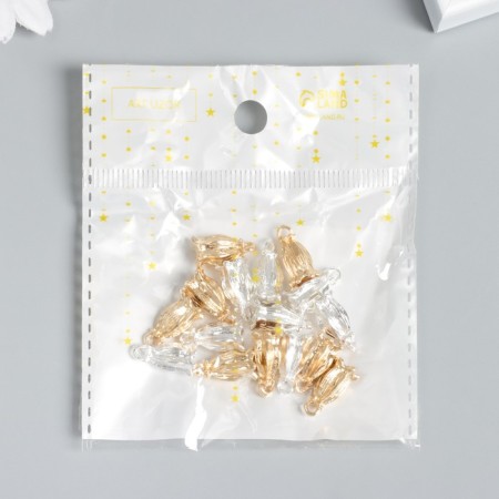 Decor for creativity Metal "Bell" mix 1.6x0.9 cm-4
