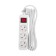 Extension cord Standard 3 nests, 3m, 3x1.0mm², s/h, with a switch, white rexant