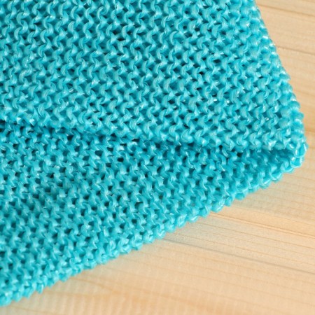 Bath knitted washcloth "Superdlin", 70x11cm, Mix color-7