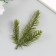 Decor for creativity "Triple spruce branch" light green 15.5 cm 9022550