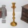 Classic candlestick per 1 candle 8x8x26.5 cm