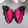 Magnet "Two -layer butterfly" 11 × 9 cm
