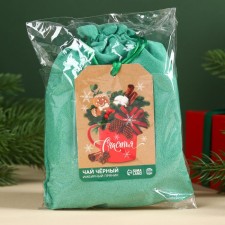 New Year! Black tea in a gift bag of 