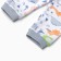 Pants children, white color/dinosaurs, height 74 cm