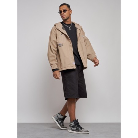 Jeaning jacket men's, size 52, beige color-11